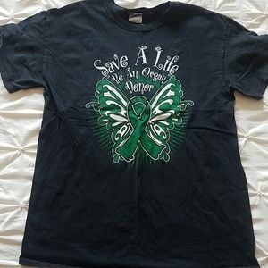 🆕Gildan Be An Organ Donor Black Tee